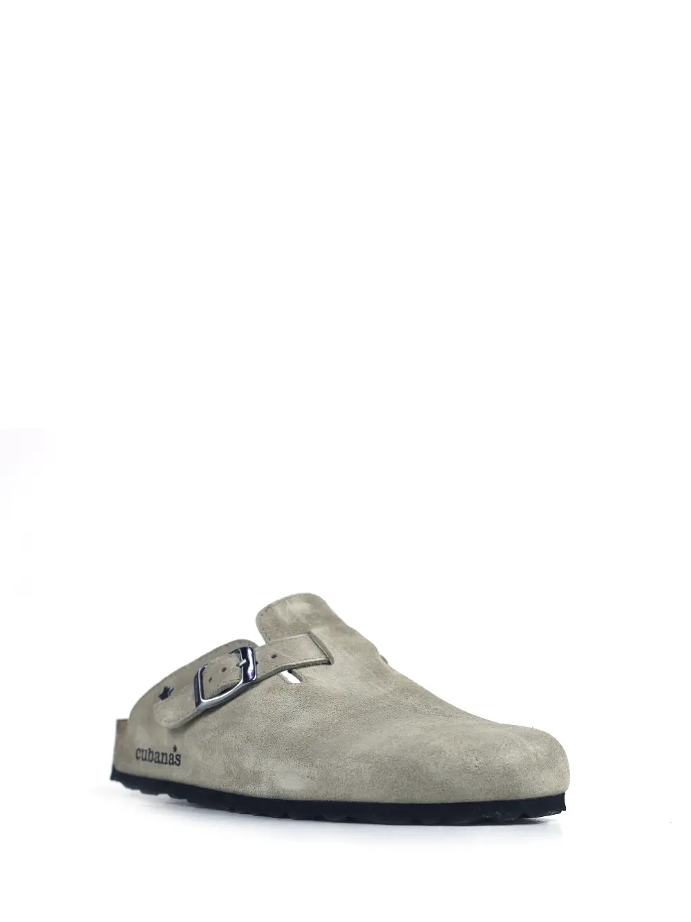 Maria-Sandália Fechada em Camurça Cinza - Image 2