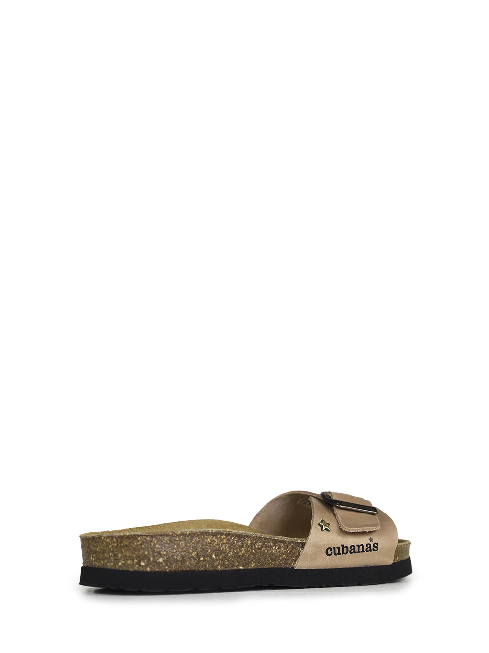 Julia-Sandália em Pele Beige com Tira Única - Image 3