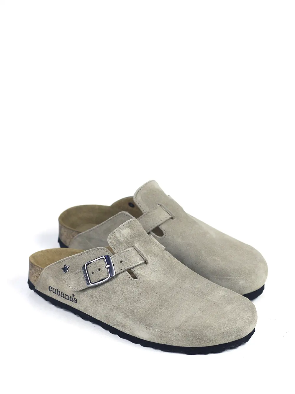 Maria-Sandália Fechada em Camurça Cinza