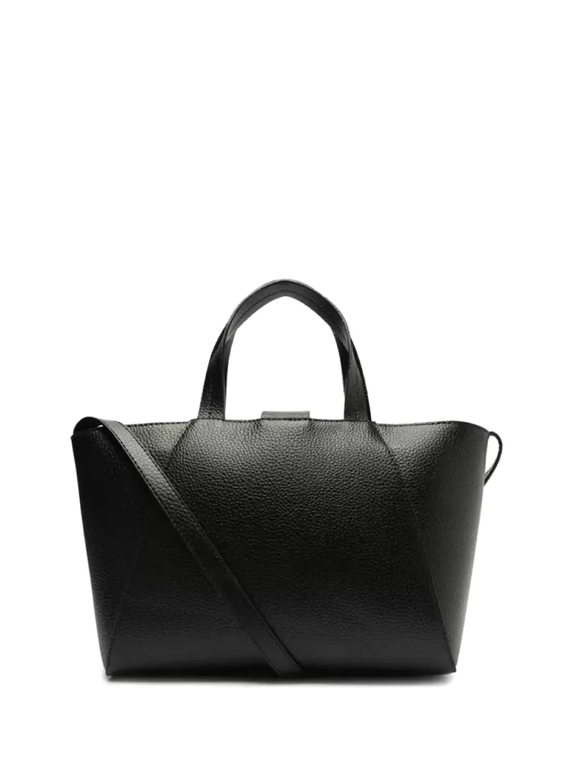 Alternative view of Mala Tote Arezzo Preta em Pele e Alça Tiracolo