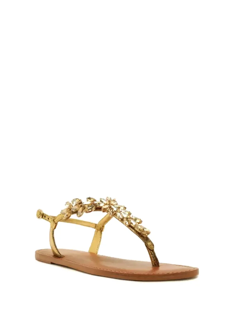 Alternative view of Sandália Arezzo em Pele Camel e Tira Única