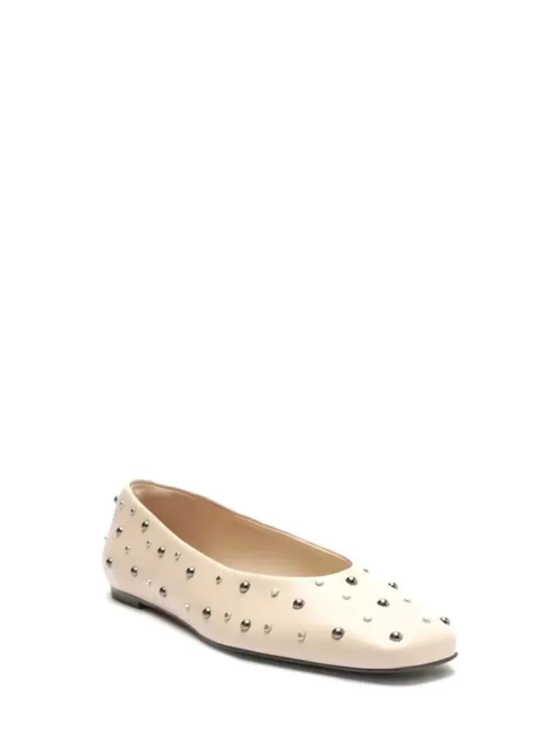 Alternative view of Sabrina Arezzo em Pele Beige e Tachas