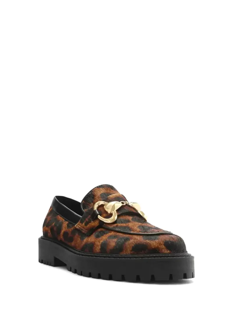 Alternative view of Loafer Arezzo em Animal Print e Sola Tratorada