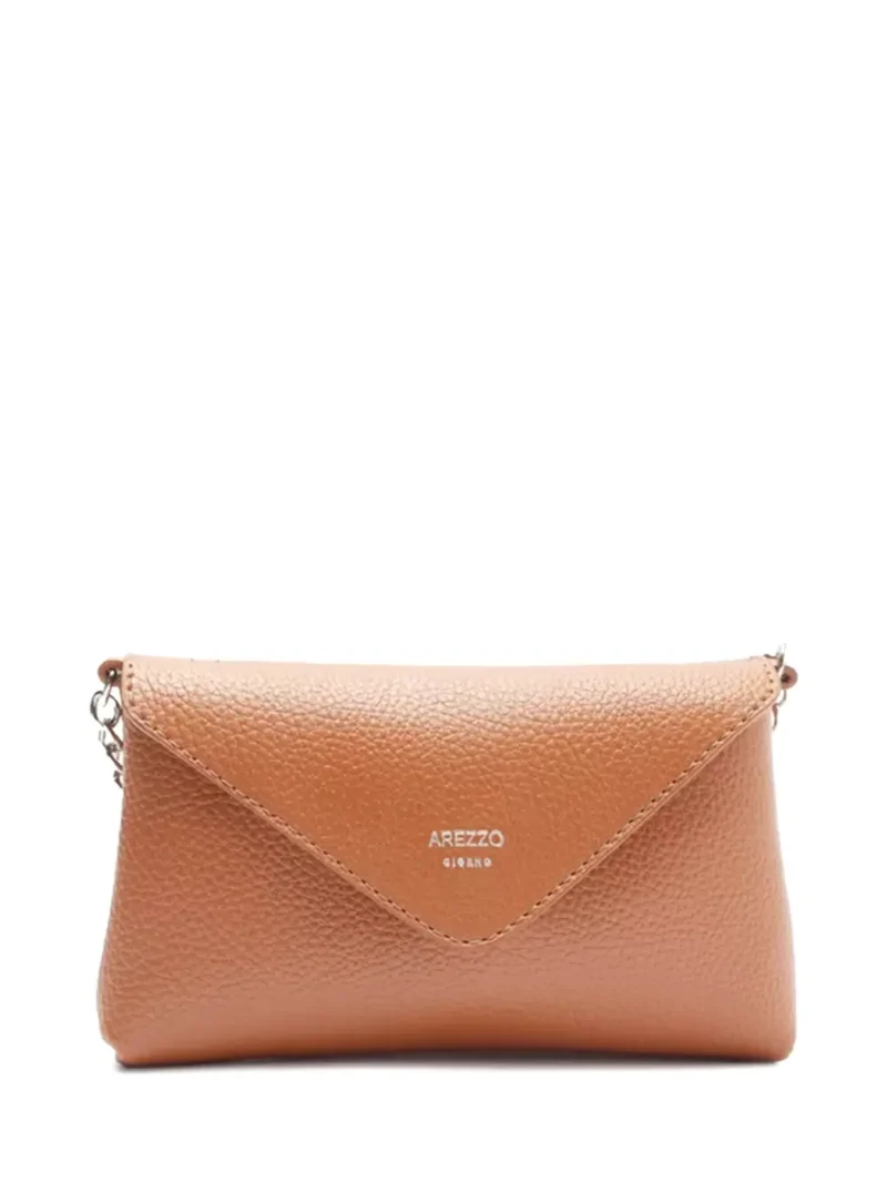 Mala Mini Arezzo em Pele Camel