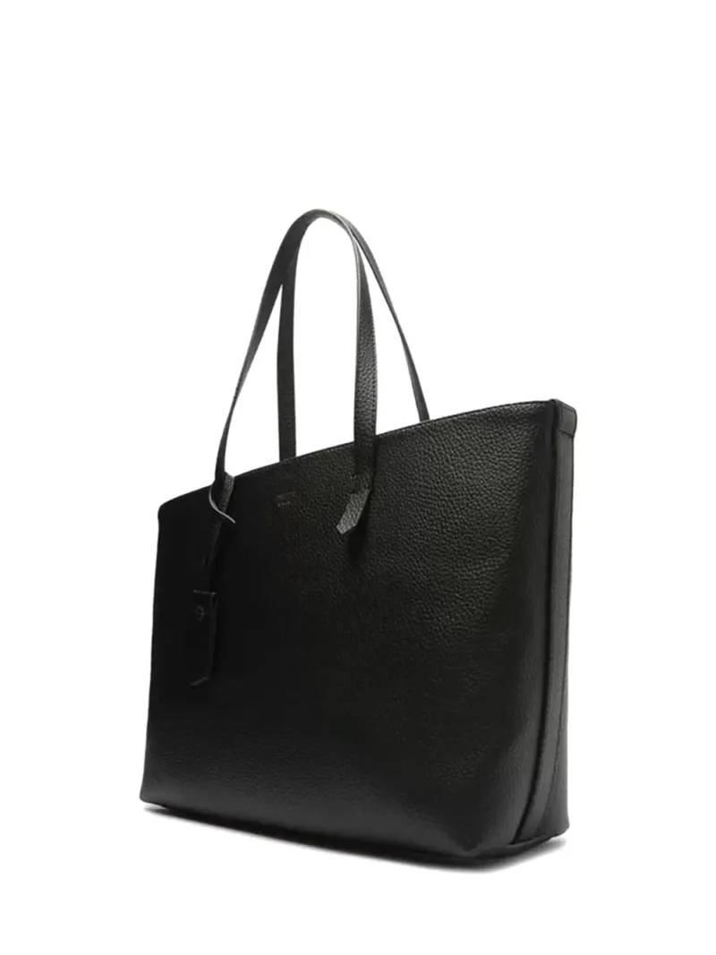 Alternative view of Mala Shopper Arezzo Preta em Pele