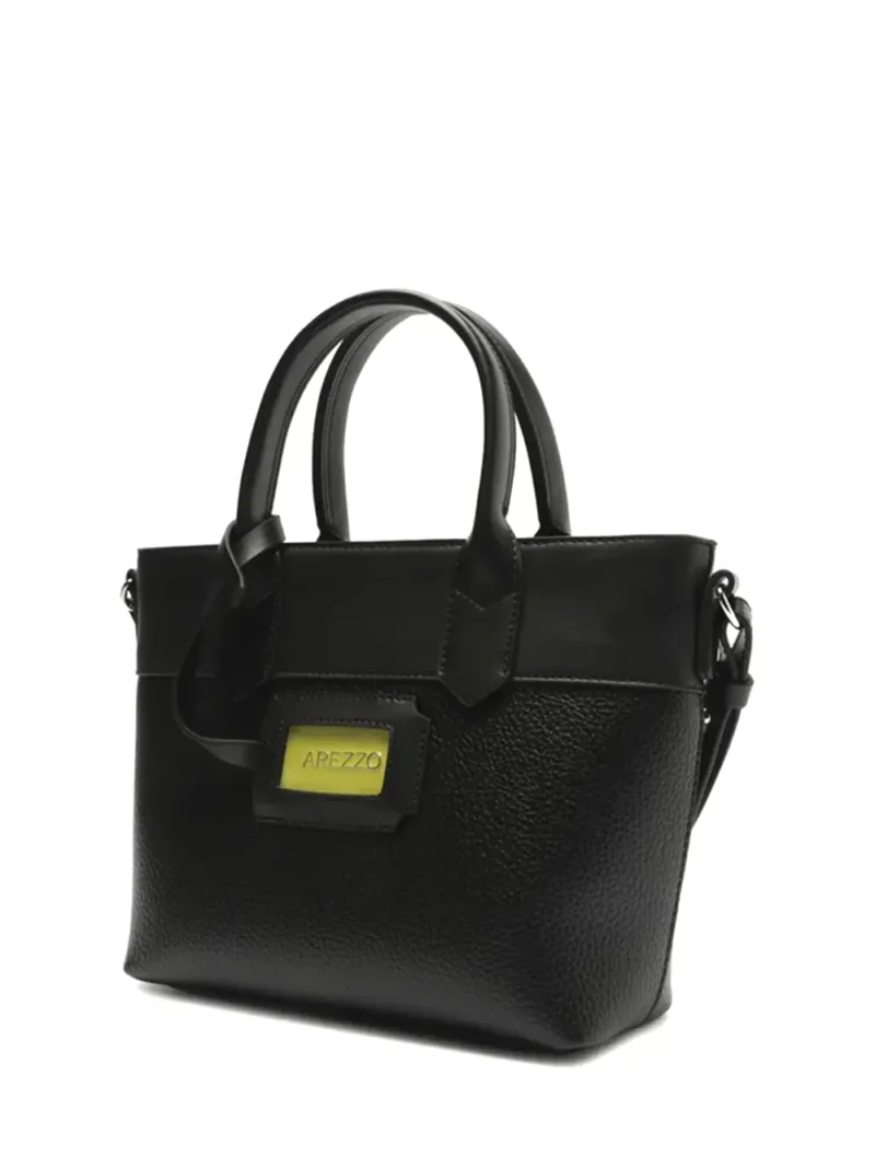 Alternative view of Mala Tote Arezzo Preta em Pele