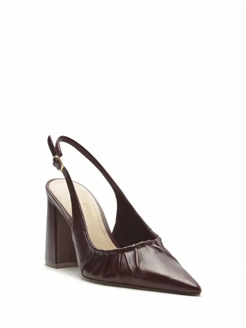 Alternative view of Scarpin Arezzo em Pele Bordeaux