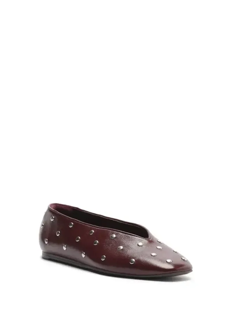 Alternative view of Sabrina Arezzo em Pele Bordeaux e Tachas