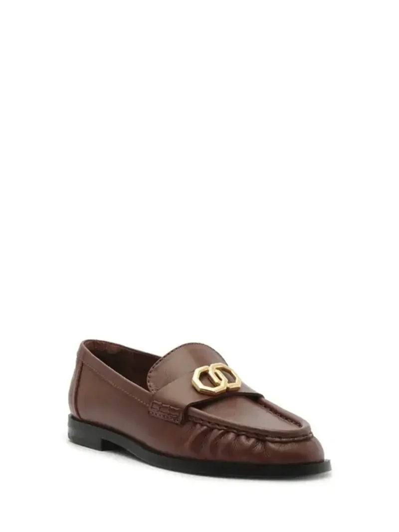 Alternative view of Loafer Arezzo em Pele Castanha
