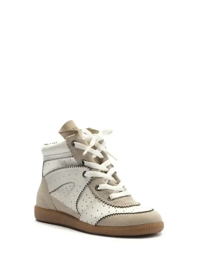 Alternative view of Ténis Arezzo em Pele Branca e Cano Médio