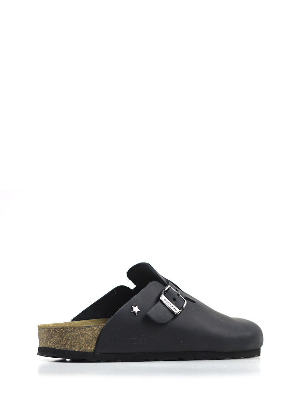 Maria-Sandália Homem Fechada Preta em Pele - Image 3