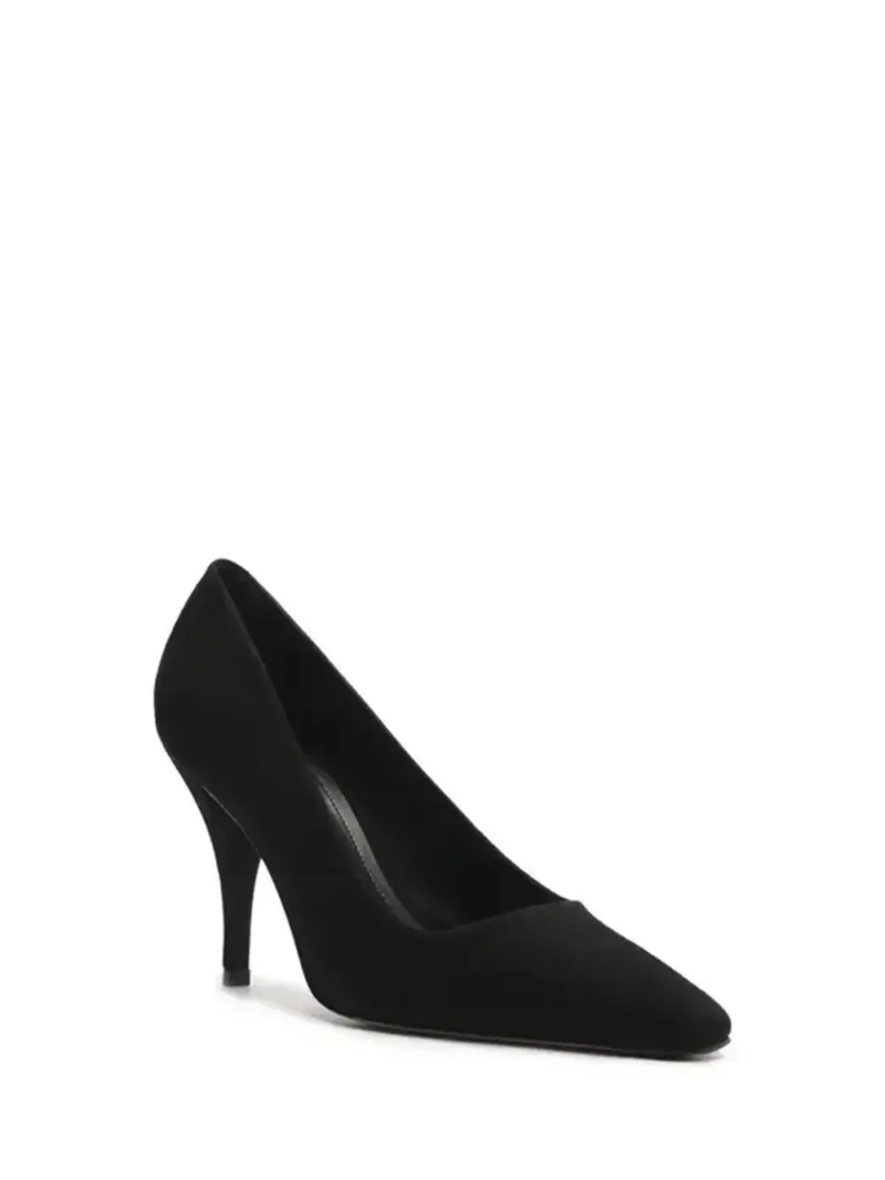 Alternative view of Scarpin em Camurça Preta