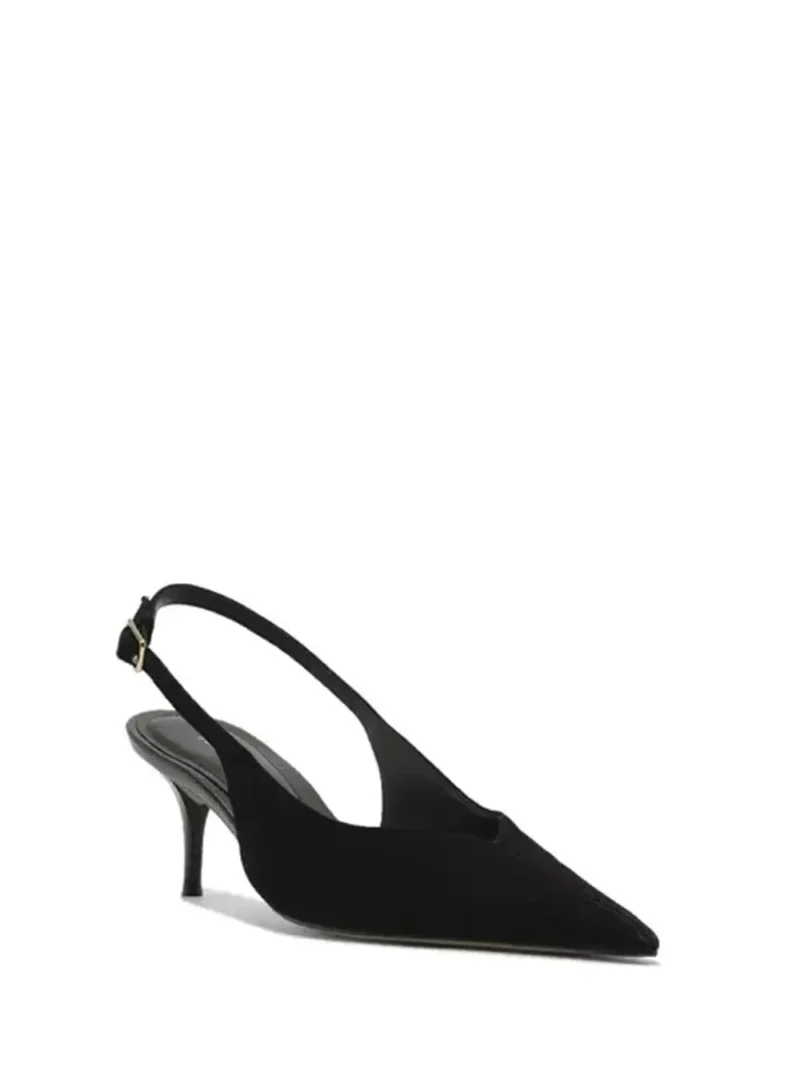 Alternative view of Scarpin em Camurça Preta