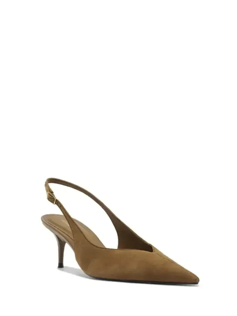 Alternative view of Scarpin em Camurça Castanha