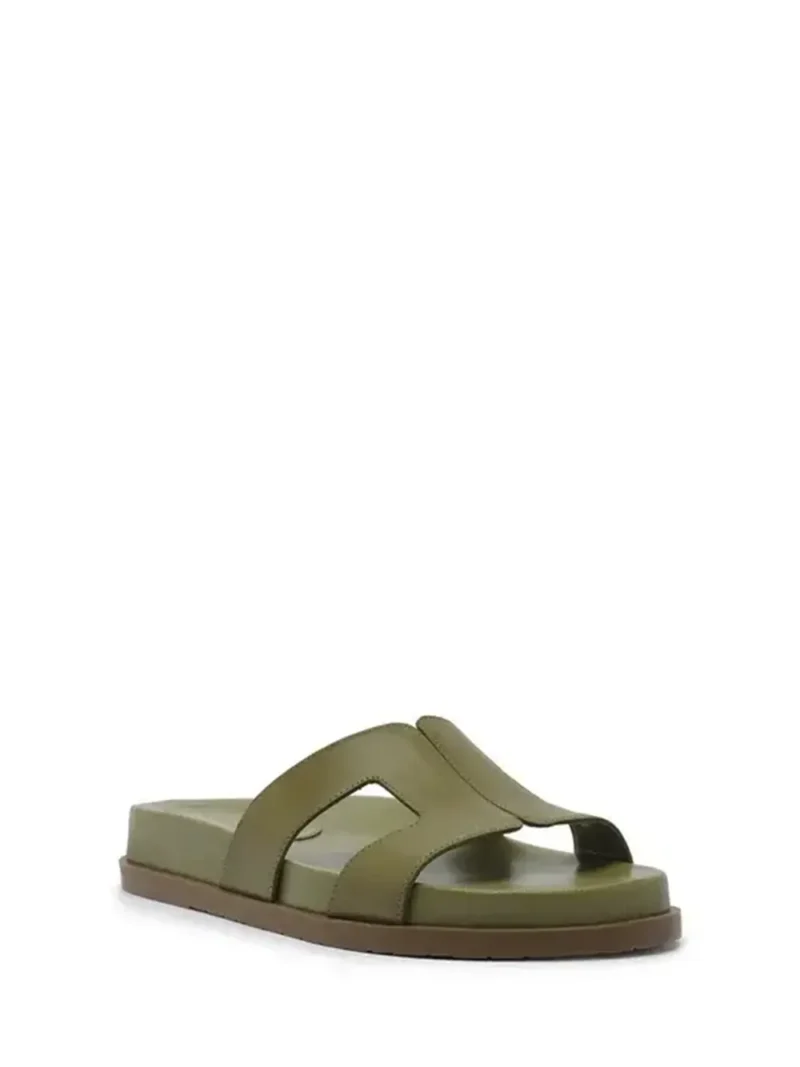 Alternative view of Sandália Arezzo em Pele Verde e Tiras