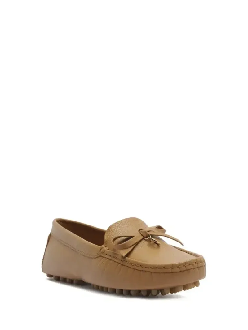 Alternative view of Loafer em Pele Camel com Laço