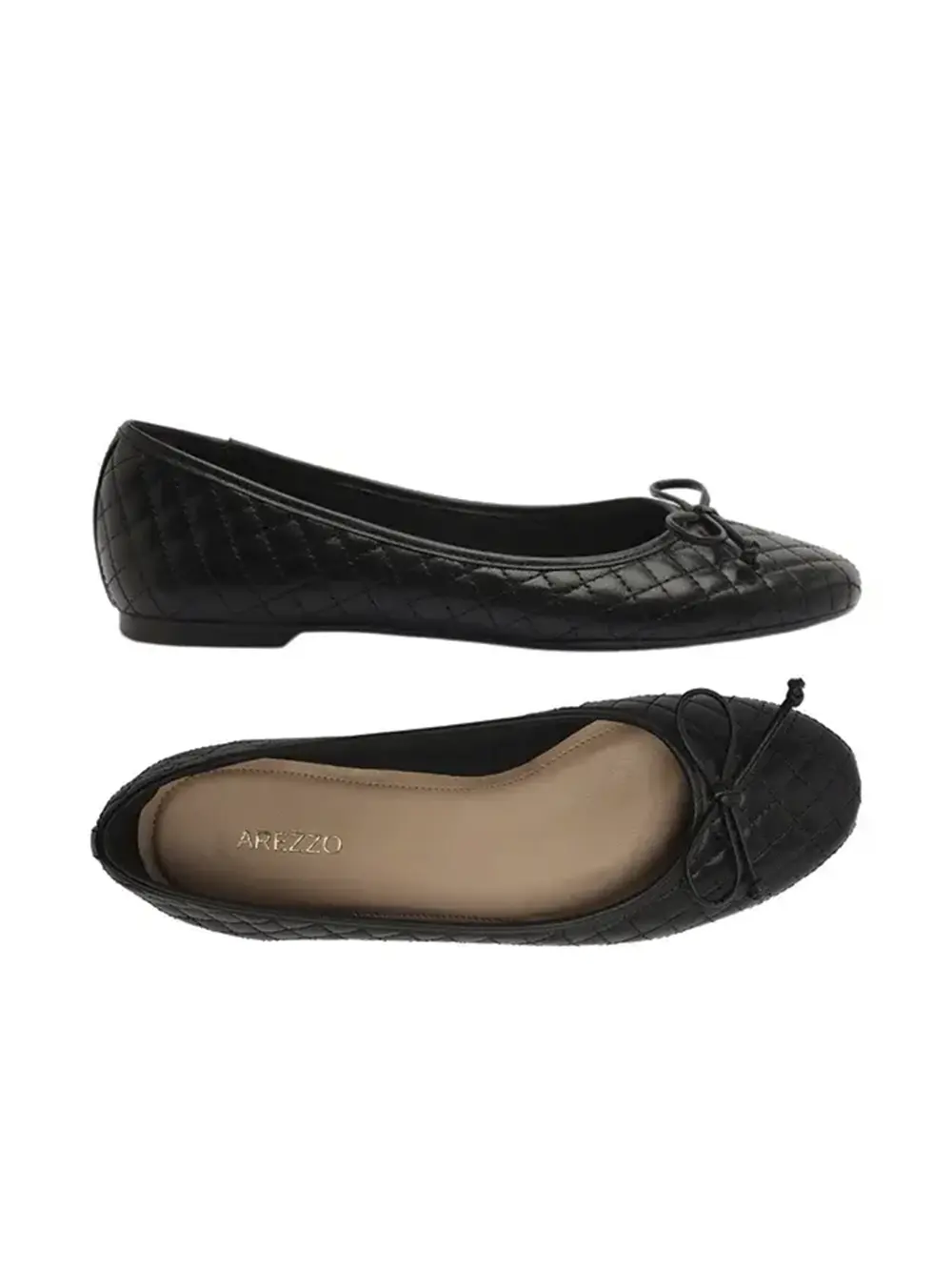 Sabrina Arezzo Preta em Pele com Laço - Image 4