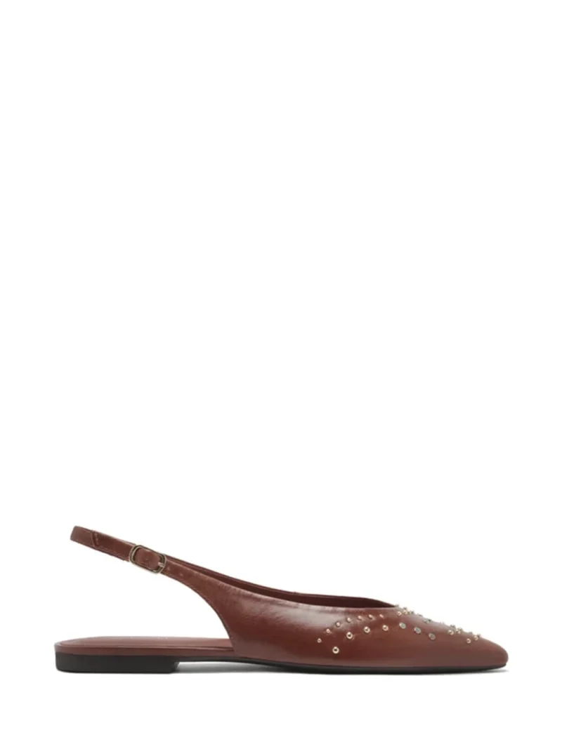 Sabrina em Pele Laranja Slingback