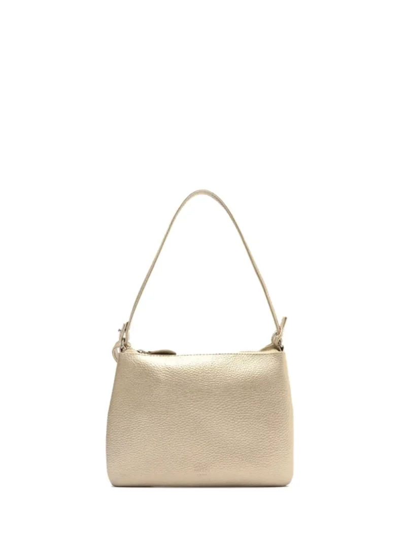 Mala Tiracolo Mini em Pele Dourada