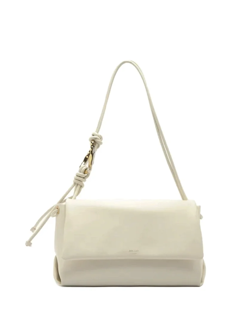 Mala de Ombro Maxi em Pele Branca