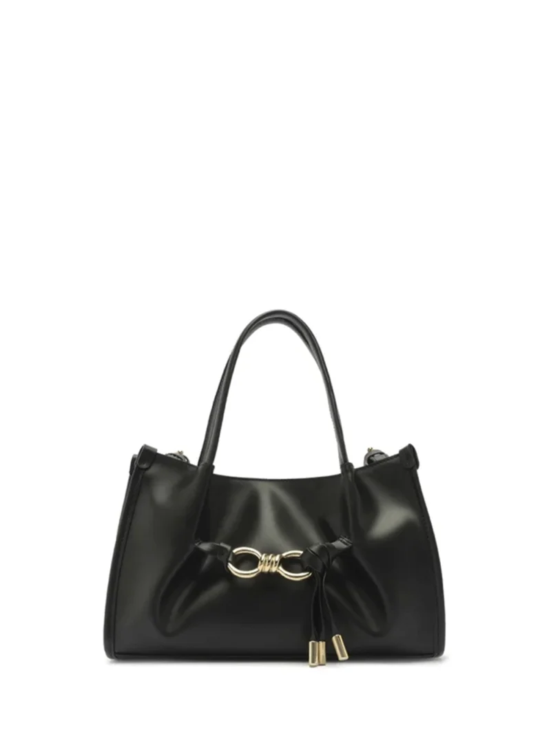 Mala Tote Preta em Pele