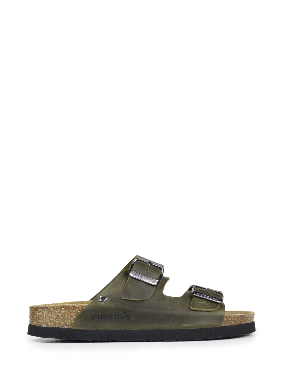 Sandália Amália em Pele Cinzenta