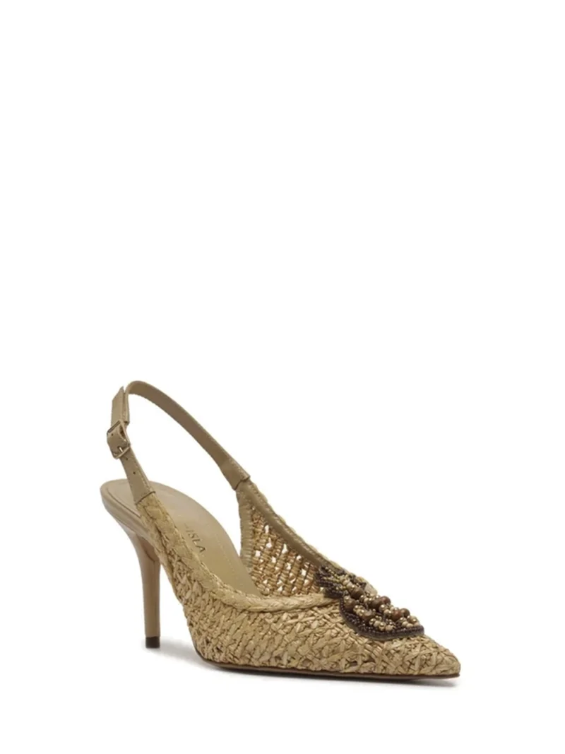 Alternative view of Scarpin em Palha Tressê Slingback