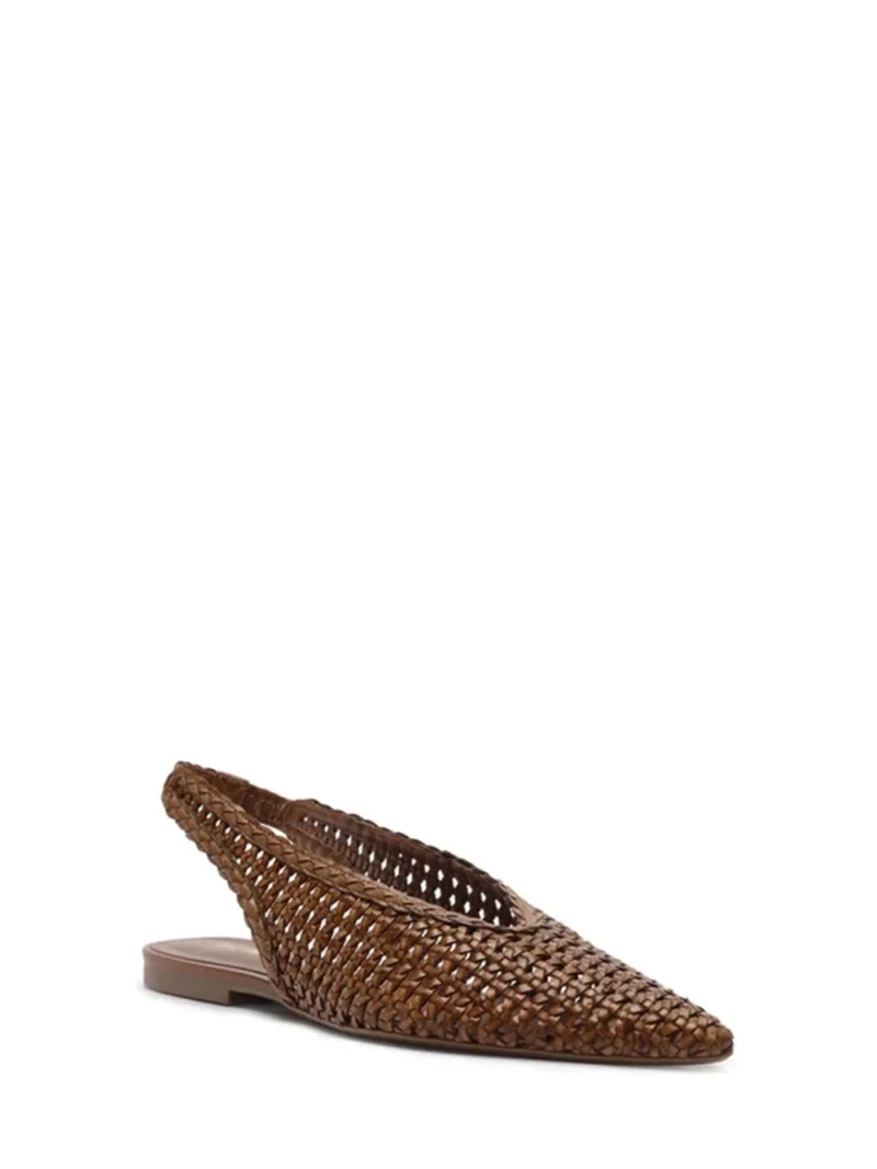 Alternative view of Sapatilha Castanha Tressê e Biqueira Fina