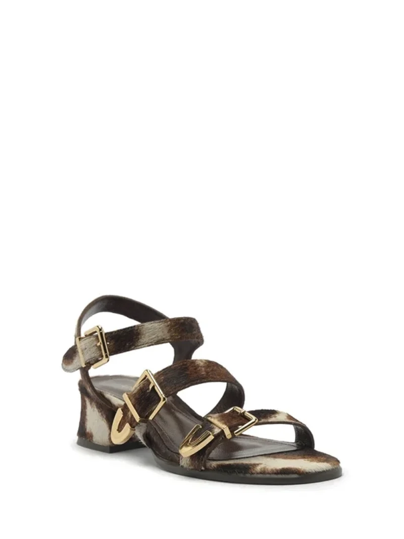 Alternative view of Sandália em Animal Print Vaca e Tiras