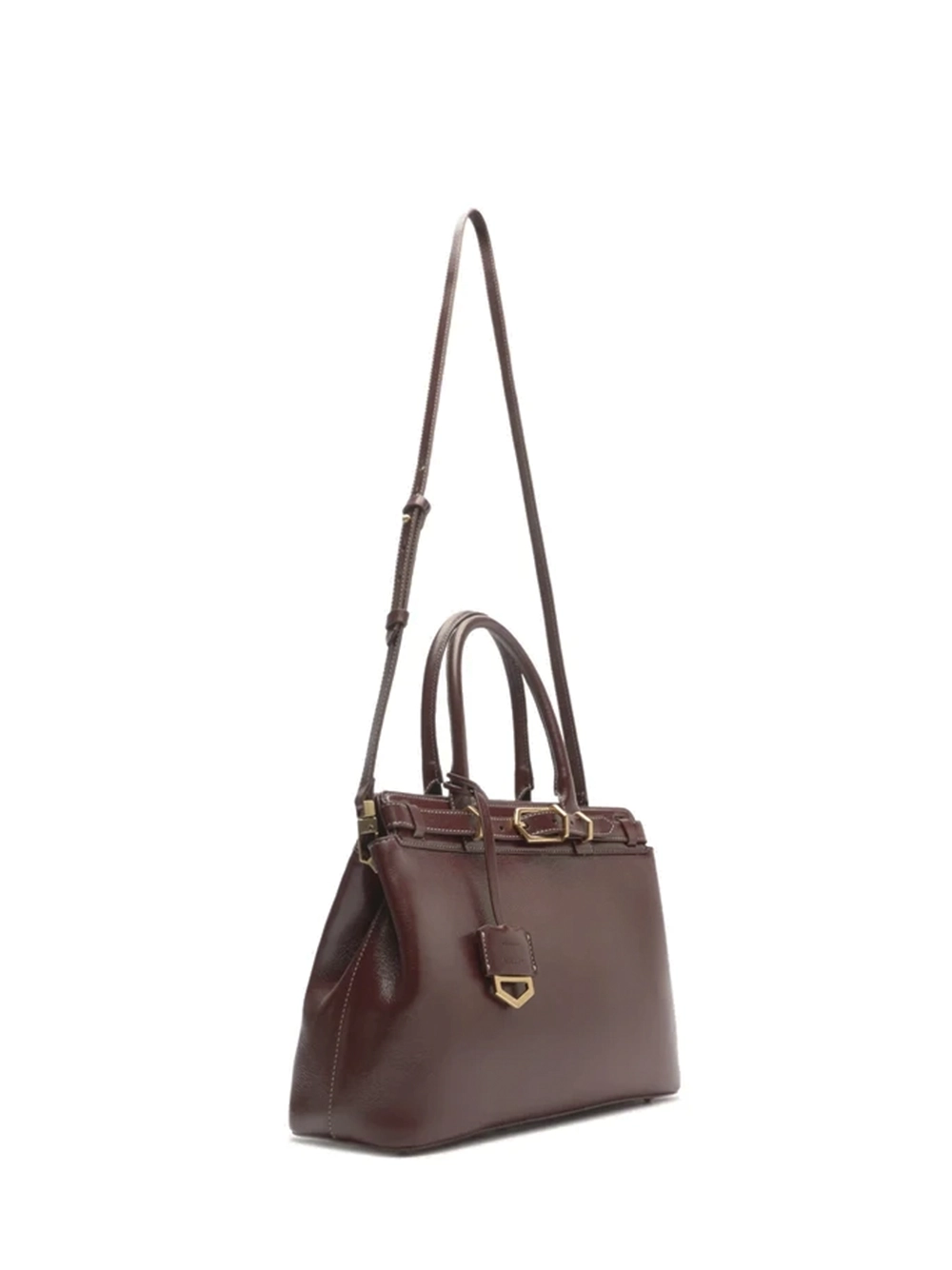 Mala Tote Maxi em Pele Vermelha - Image 2