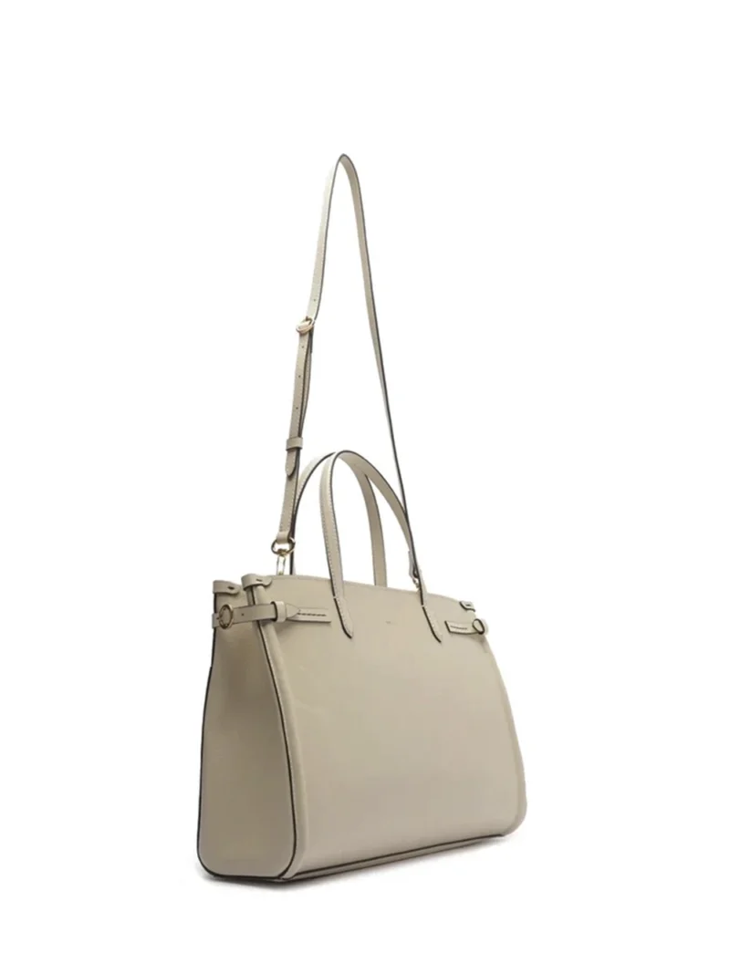 Alternative view of Mala Tote Maxi em Pele Branca