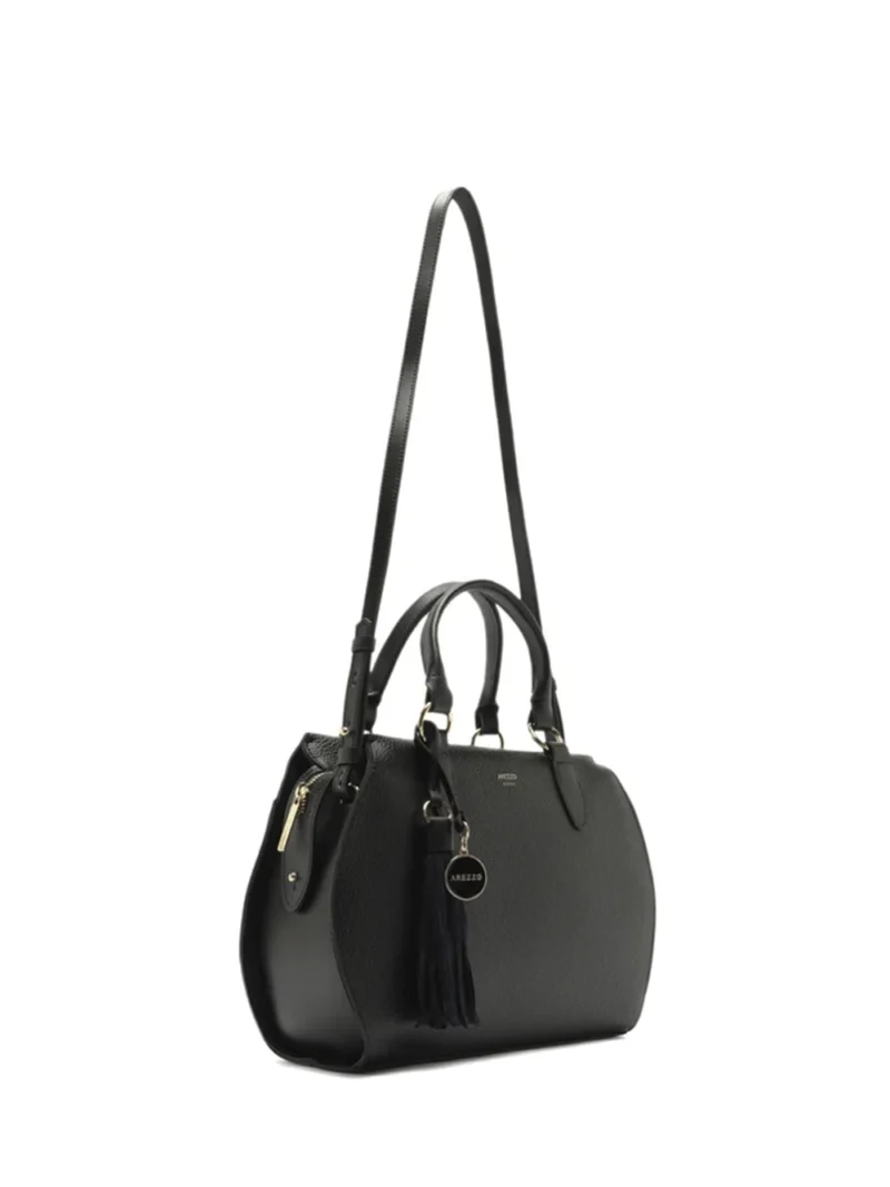 Alternative view of Mala Tote Maxi Preta em Pele