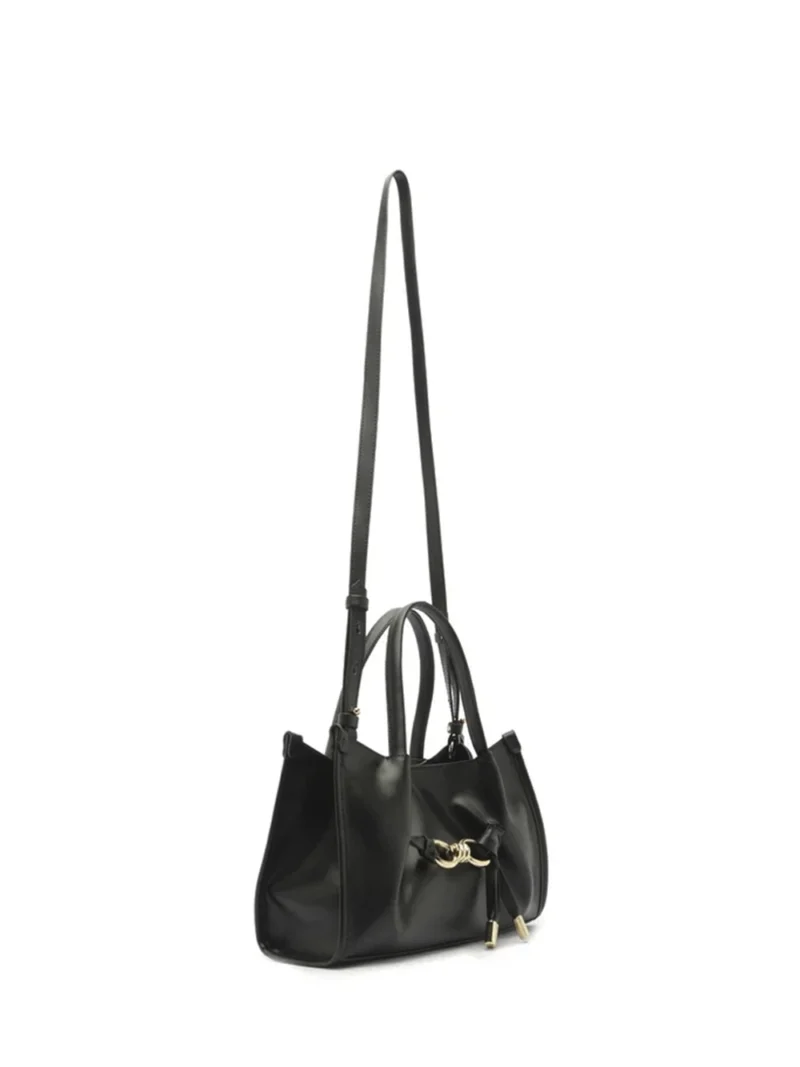 Alternative view of Mala Tote Preta em Pele