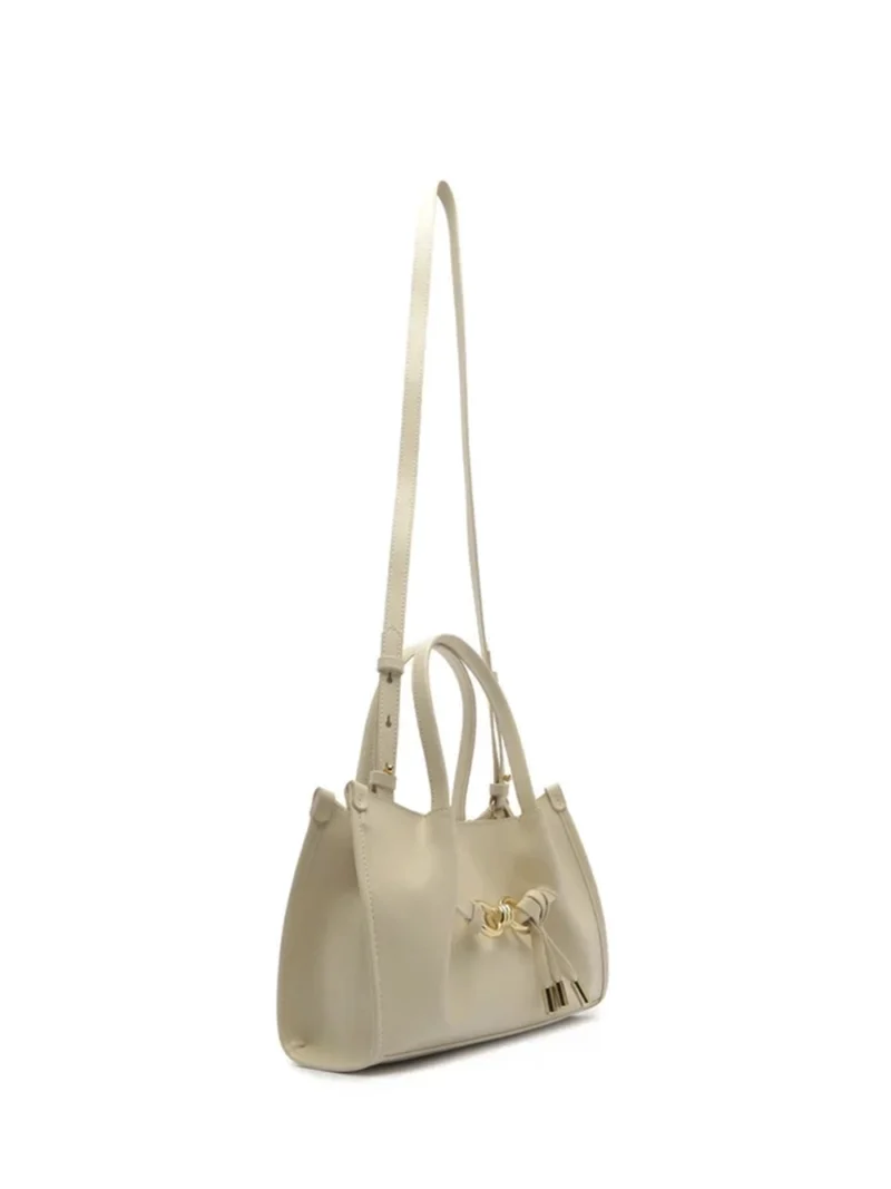 Alternative view of Mala Tote em Pele Branca