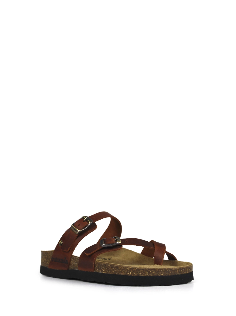 Sandália Nazaré em Pele Castanha e Tiras - Image 2