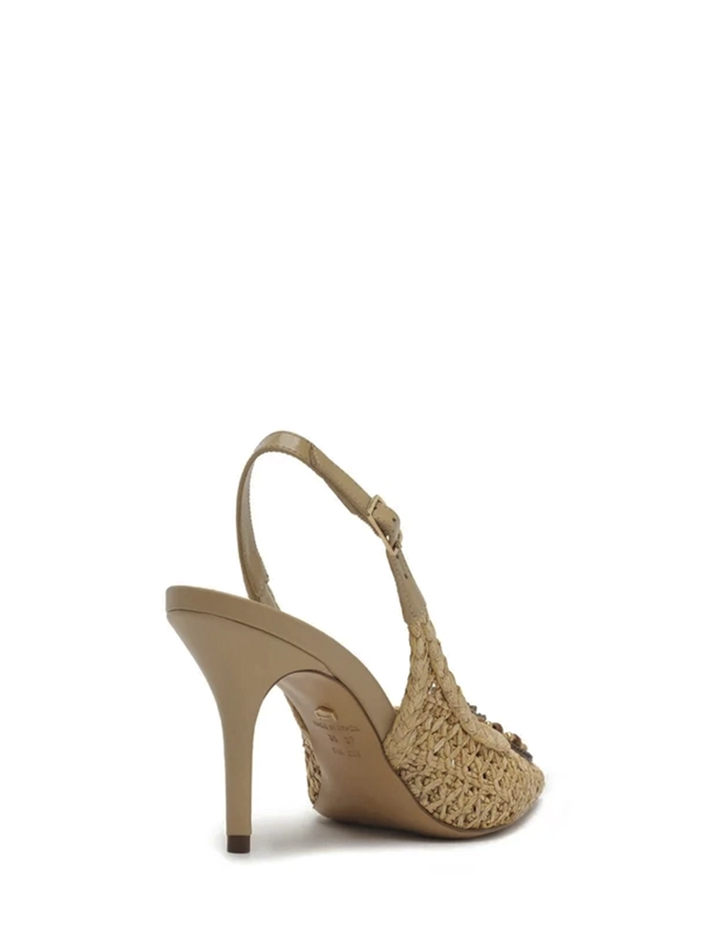 Scarpin em Palha Tressê Slingback - Image 3