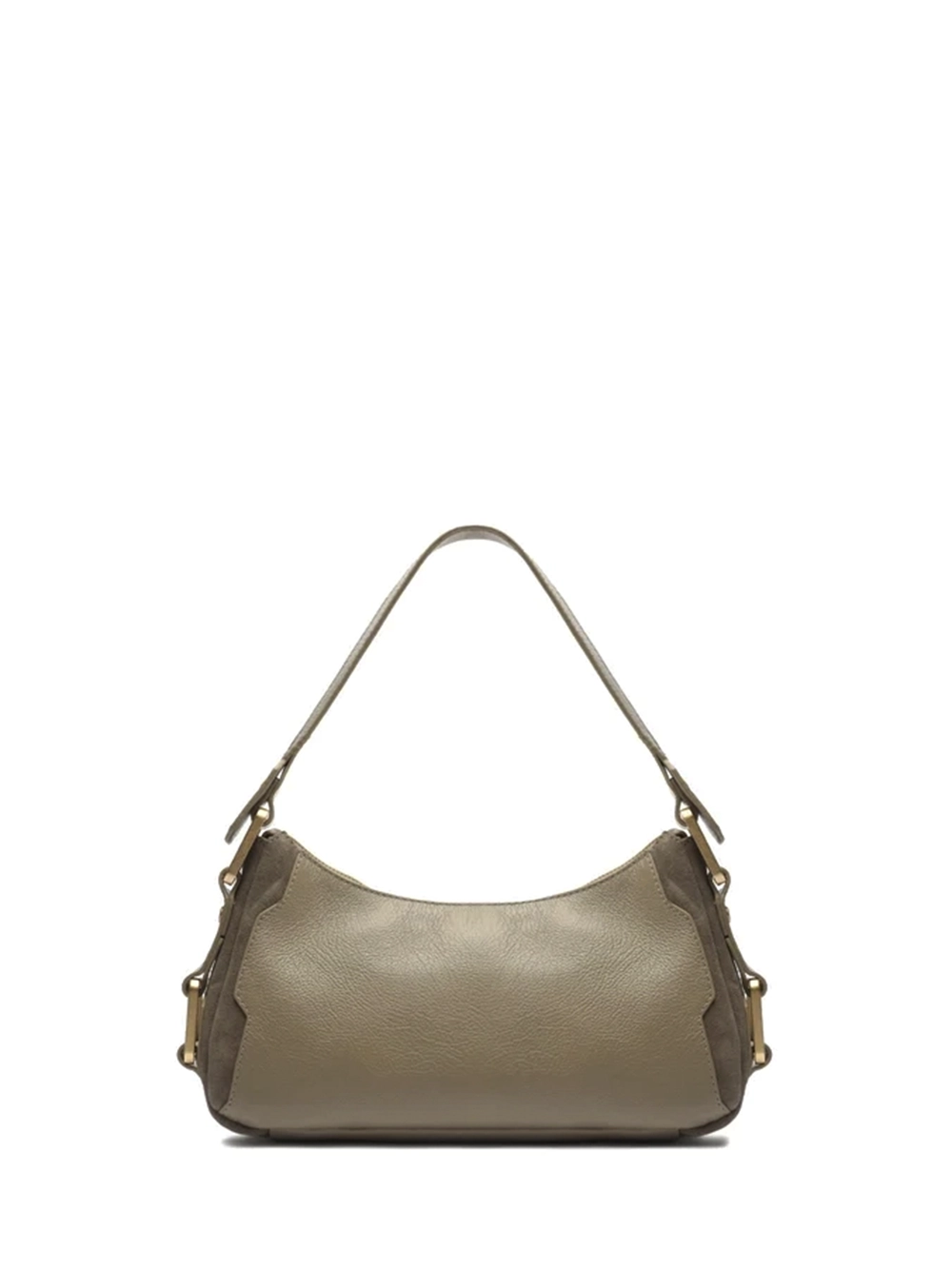 Mala Tiracolo em Pele Cinza - Image 3