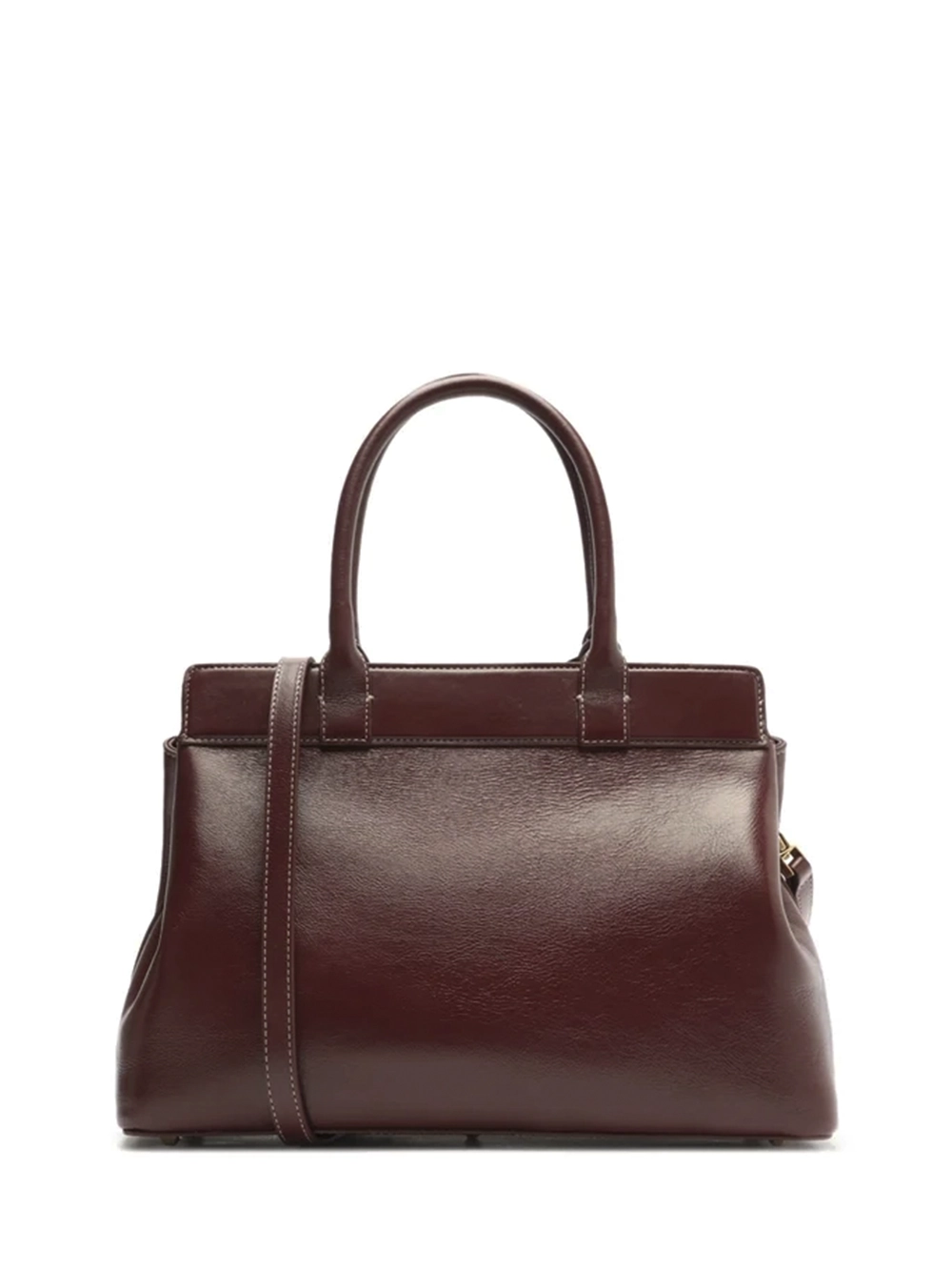 Mala Tote Maxi em Pele Vermelha - Image 3