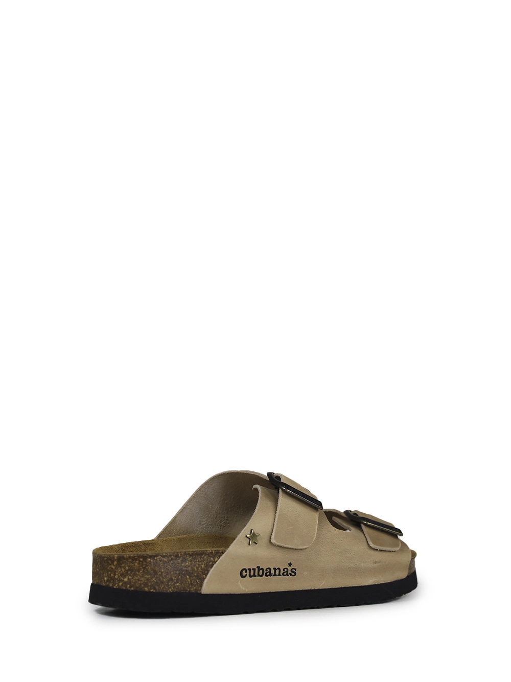 Sandália Amália em Pele Beige com Duas Tiras - Image 3