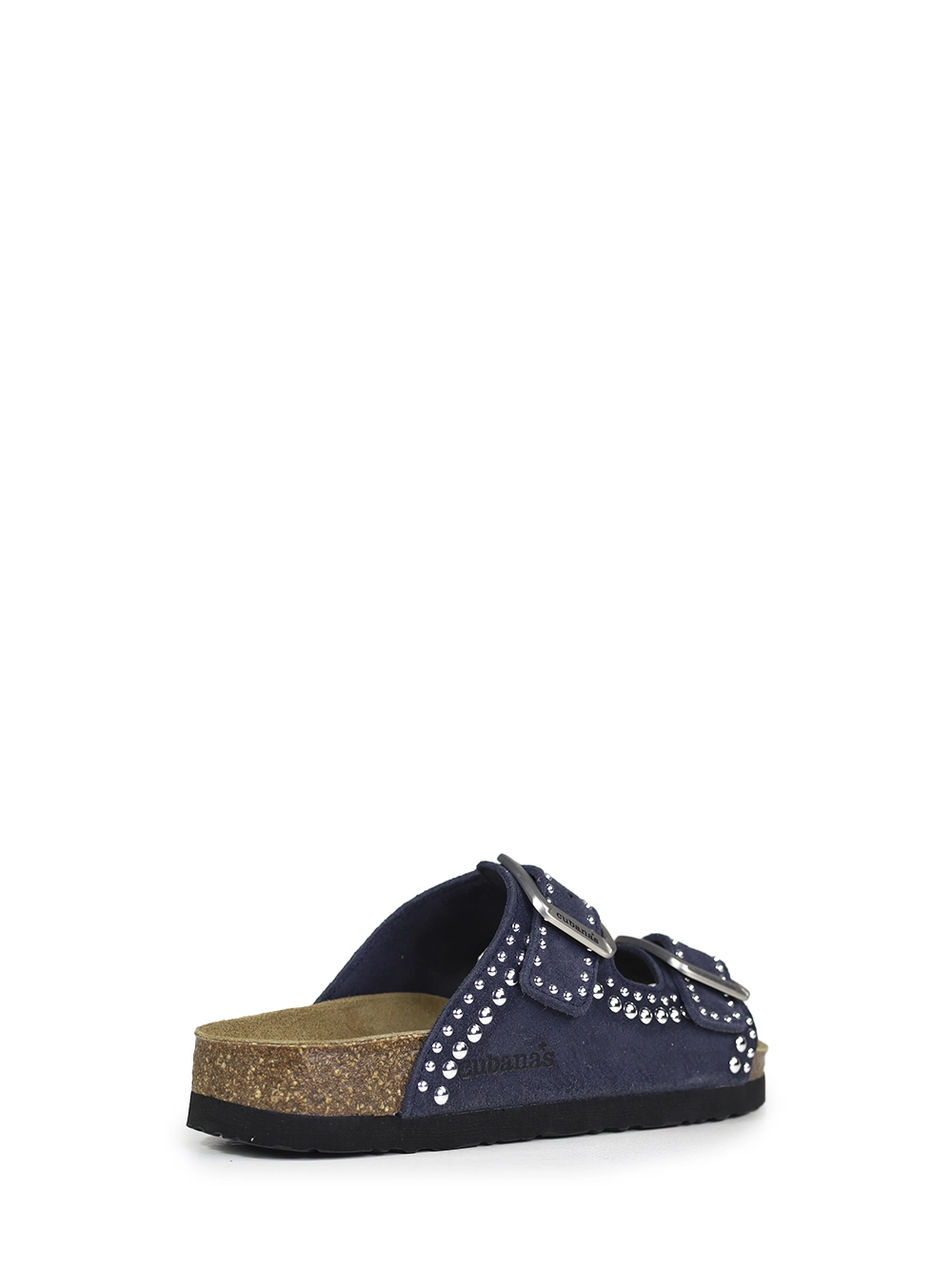 Sandália Amália em Camurça Azul e Tachas - Image 3