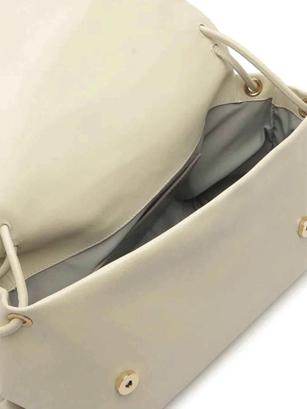 Mala de Ombro Maxi em Pele Branca - Image 4