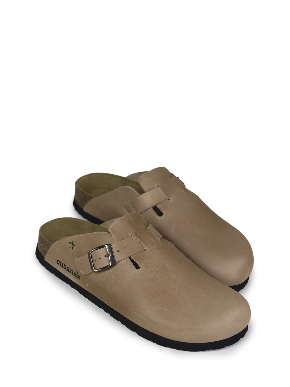 Sandália Fechada Homem em Camurça Beige - Image 4