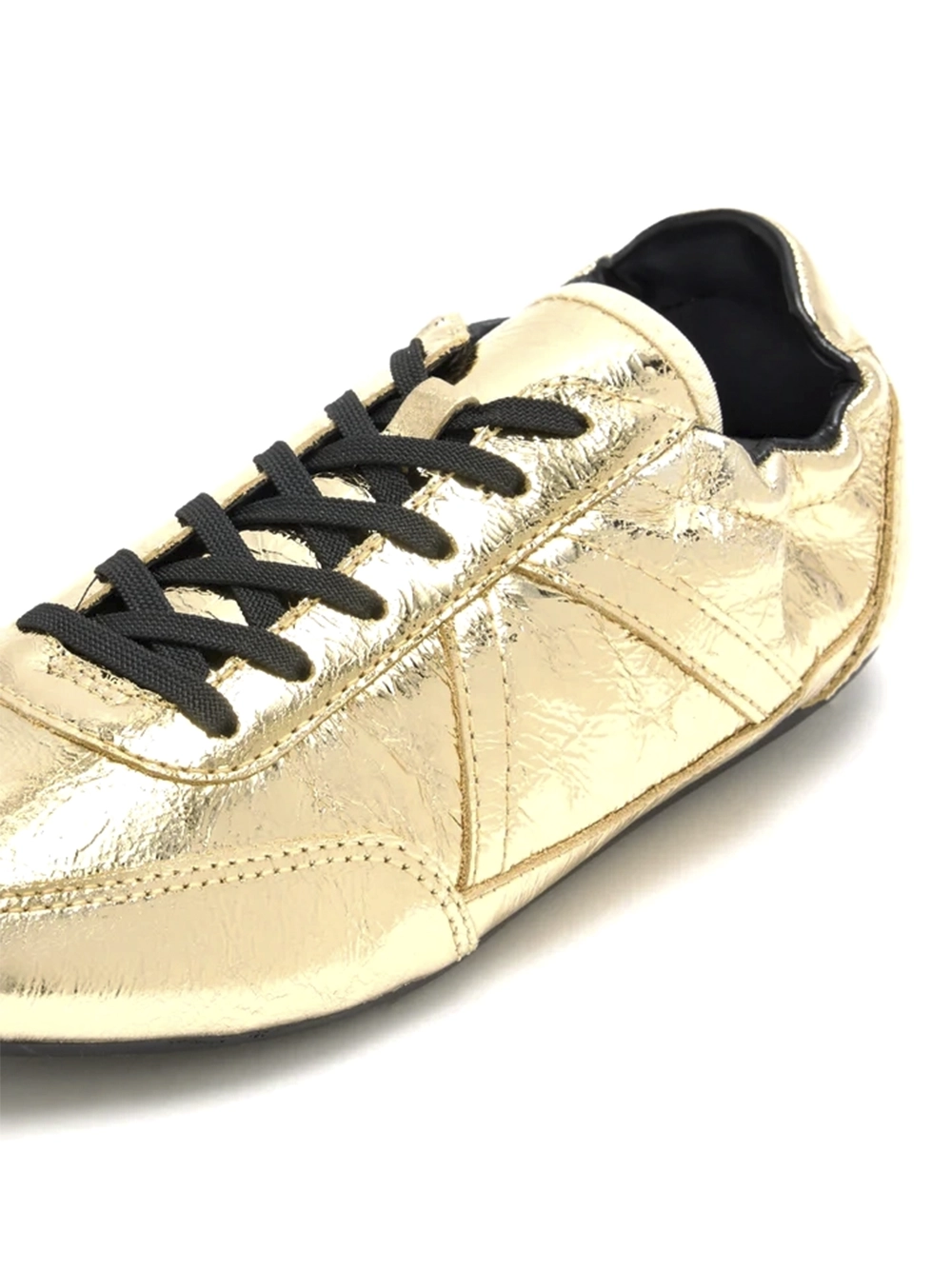 Ténis em Pele Dourada - Image 4